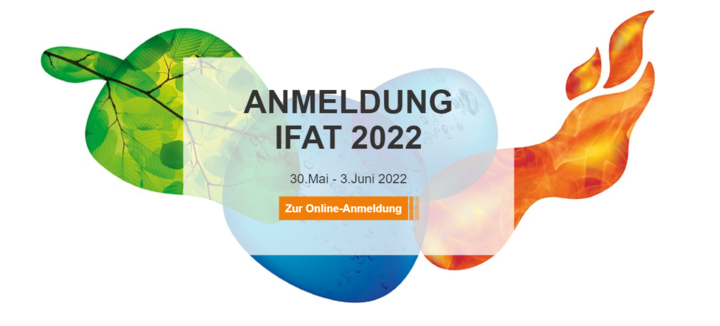 [Translate to Italienisch:] IFAT Messetermin 2022